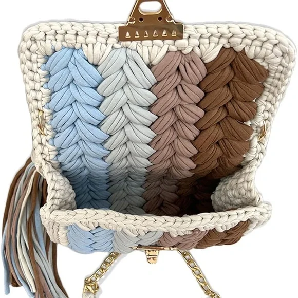 CHQUEL Multicolor Woven Handbag - Picture 4 of 6